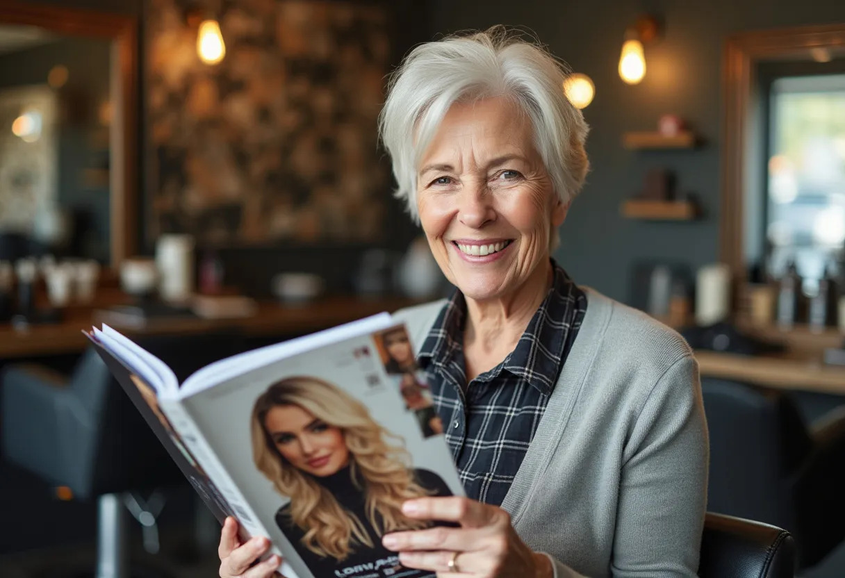 femme 60 ans coupe de cheveux