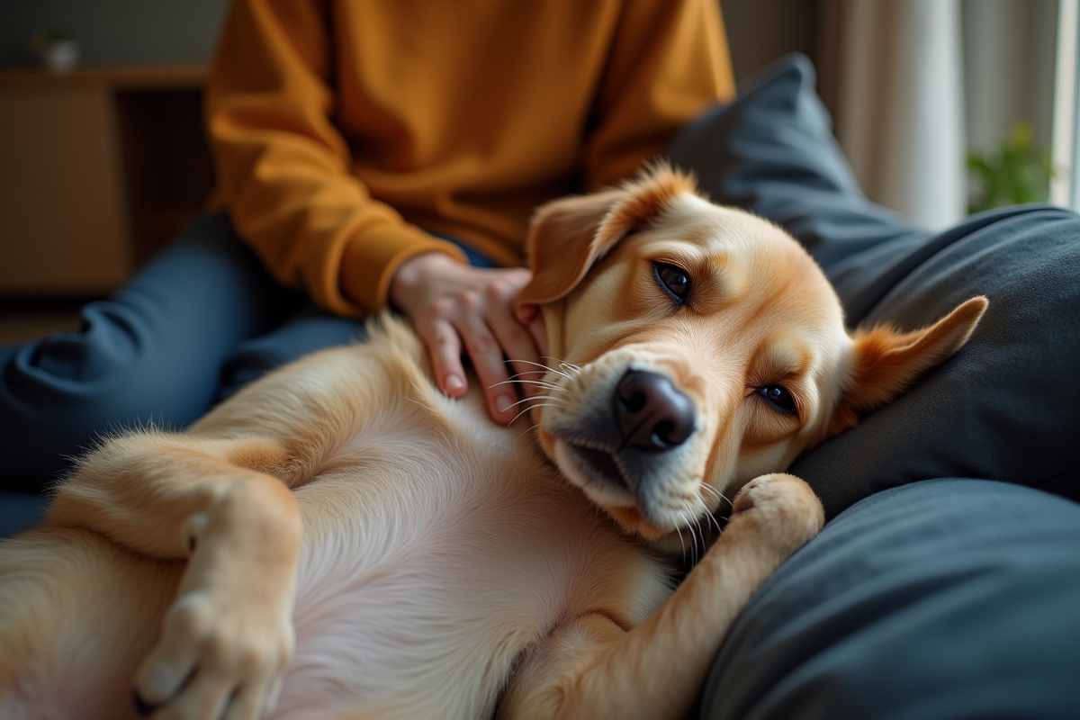 Le ventre de mon chien gargouille : est-ce un signe d’inconfort digestif ?