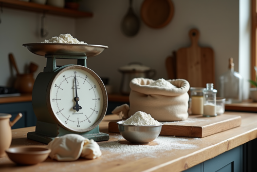 Que représentent 150 g de farine en cuillères à soupe dans la cuisine française ?