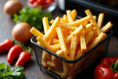 L’art de la cuisson des frites surgelées avec airfryer